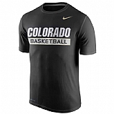 Colorado Buffaloes Nike Basketball Practice Performance WEM T-Shirt - Black,baseball caps,new era cap wholesale,wholesale hats